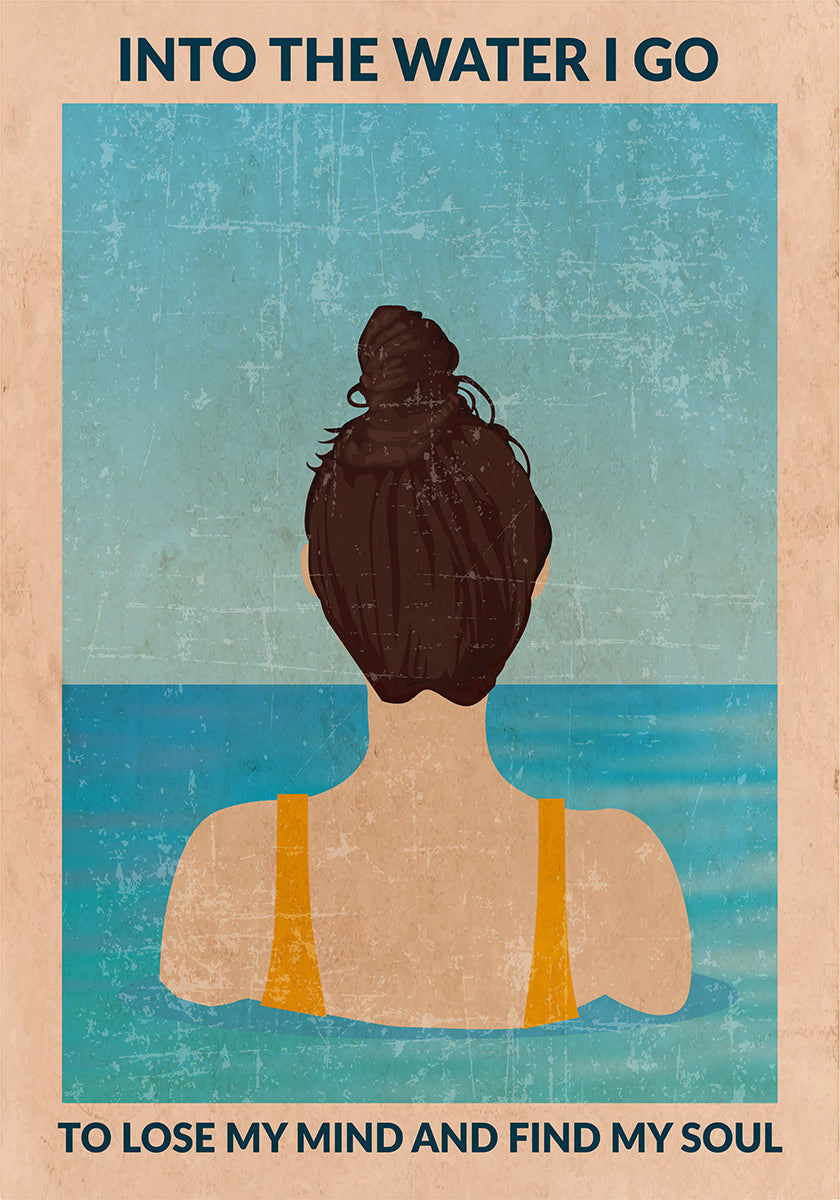 Ins Wasser (brünett)