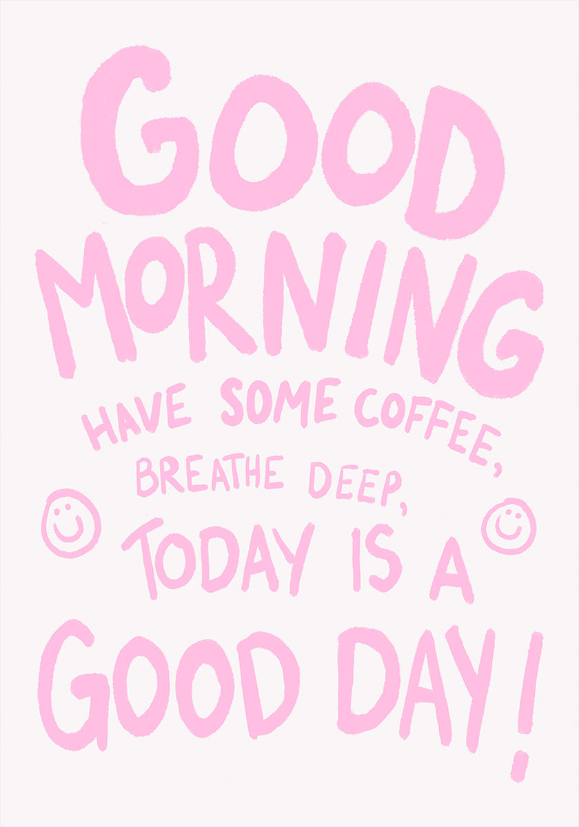 Fröhliches Startplakat