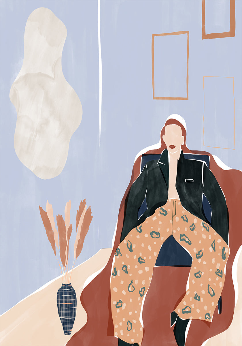 Verträumtes Lavendel-Poster