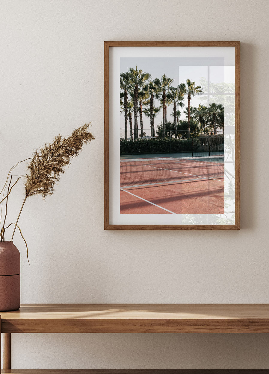 Tennisplatz-Poster - Posterbox.no