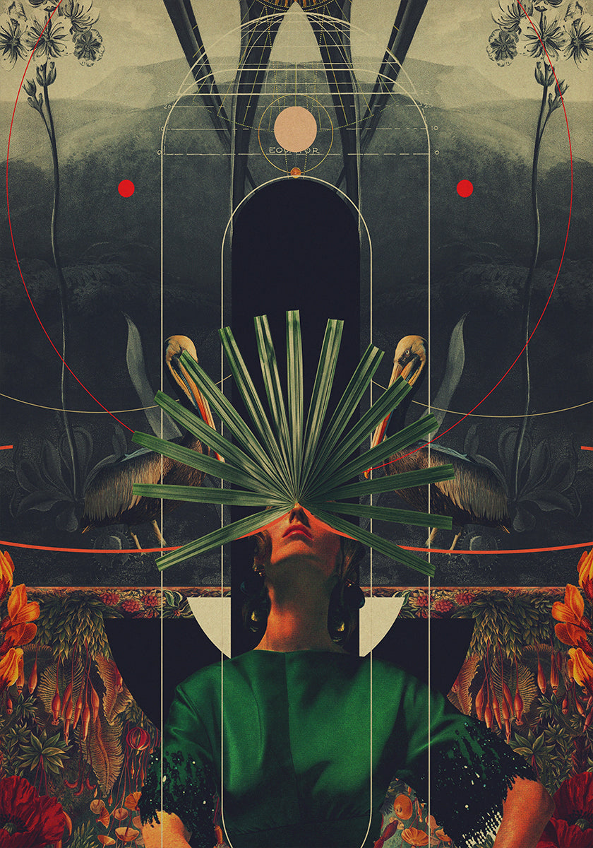 Sie sah das Äquatorplakat