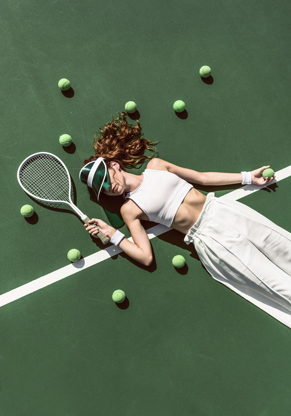 Auf dem Tennisplatz Poster - Posterbox.no