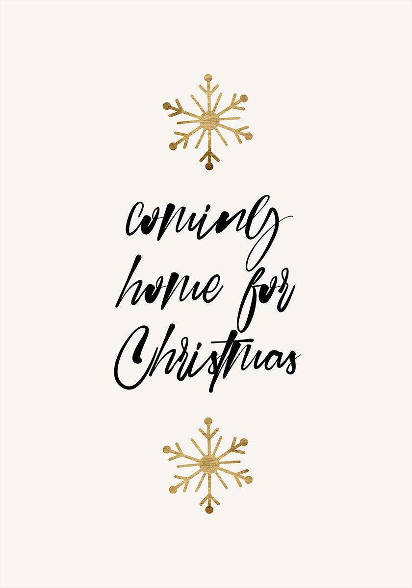 Poster „Zuhause, süßes Zuhause“.