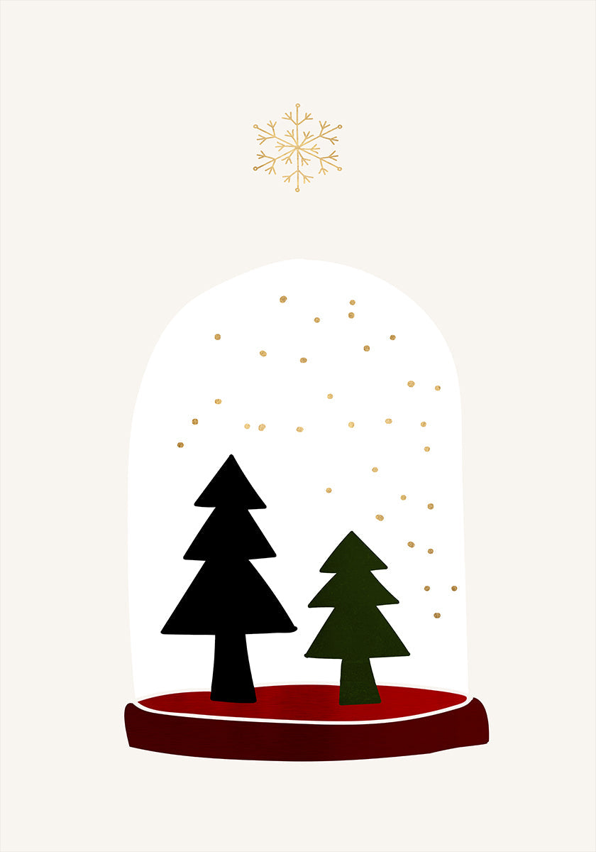 Dancing Snowflakes Poster