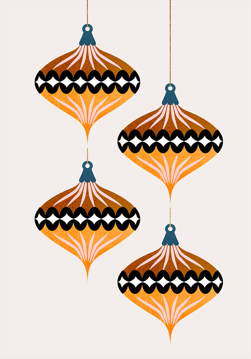 Weihnachtskugeln (Vers.1) Poster