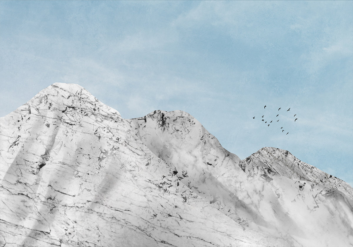 Marmorlandschaft 06 Poster