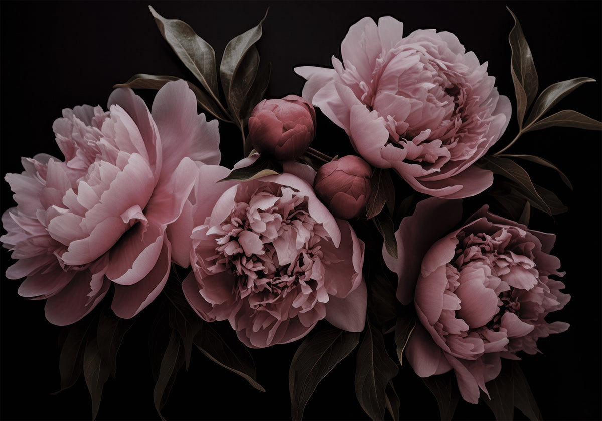 Romantische traumhafte opulente Blumen