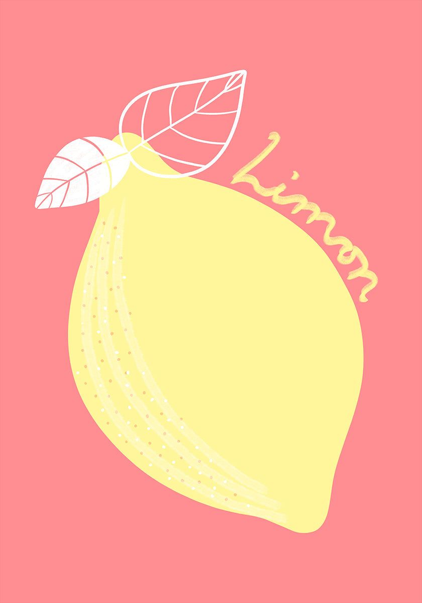 Gelber Zitrus-Charme