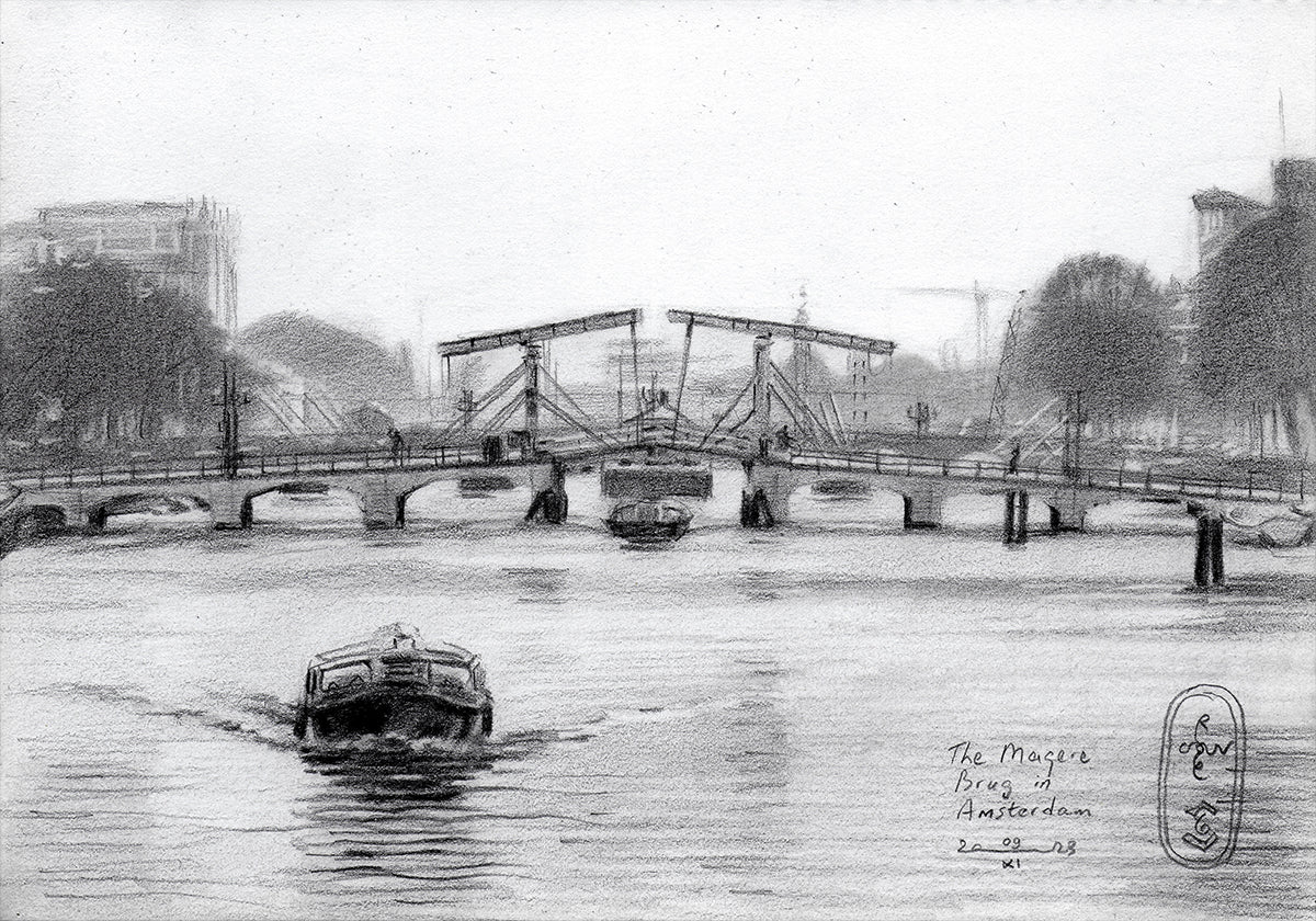 Die Magere Brug in Amsterdam – 23.11.09 Poster
