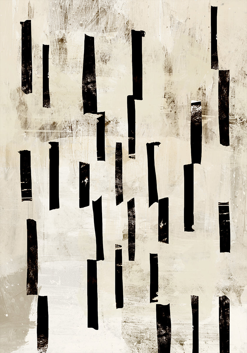 Poster mit minimalen Linien