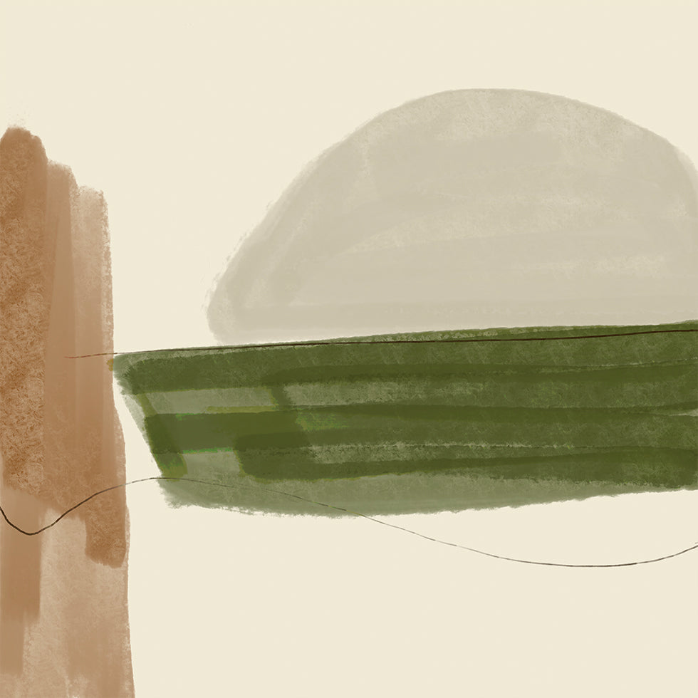 Minimales Herbstposter