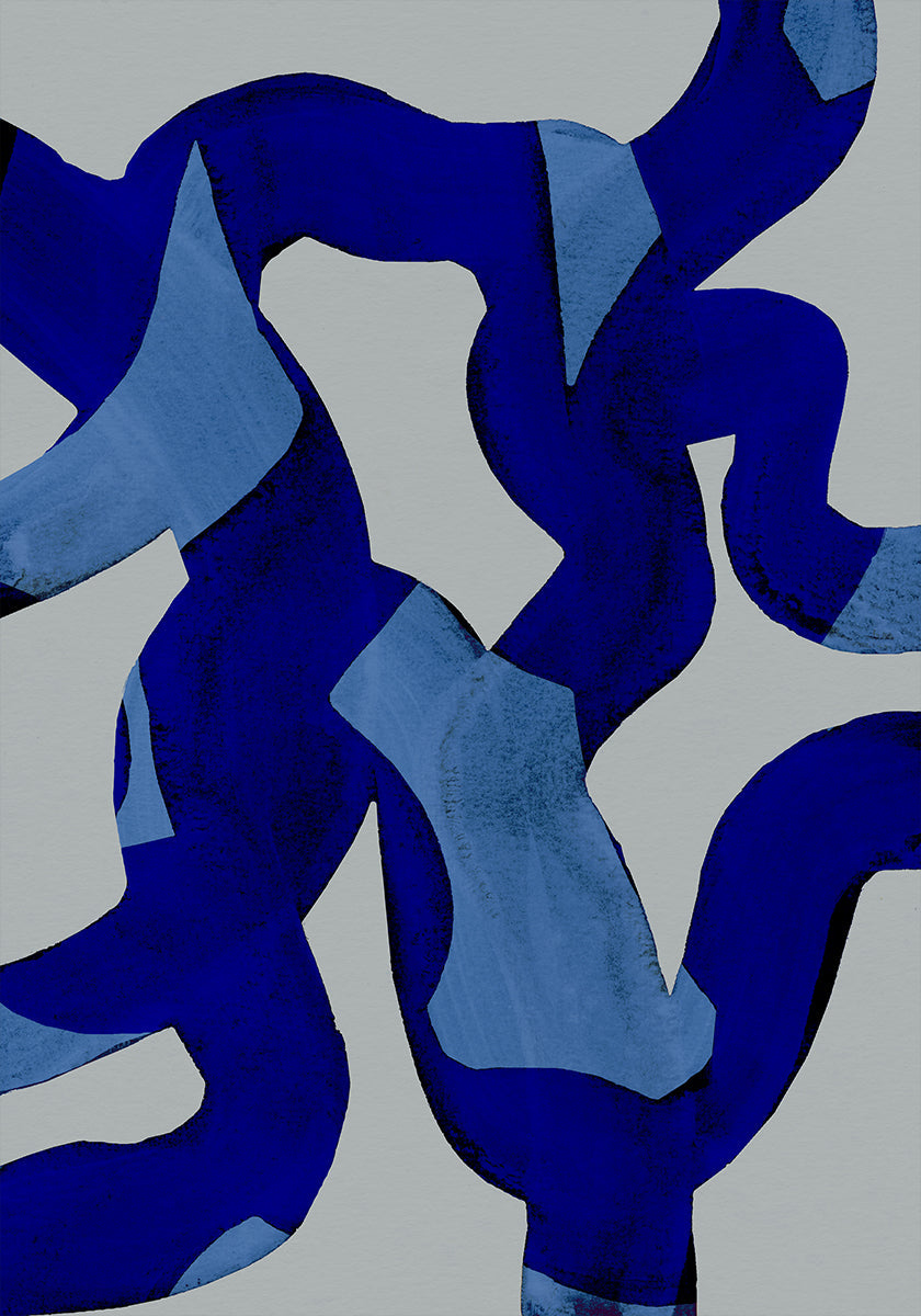 Abstrakte Pinselstriche 65X