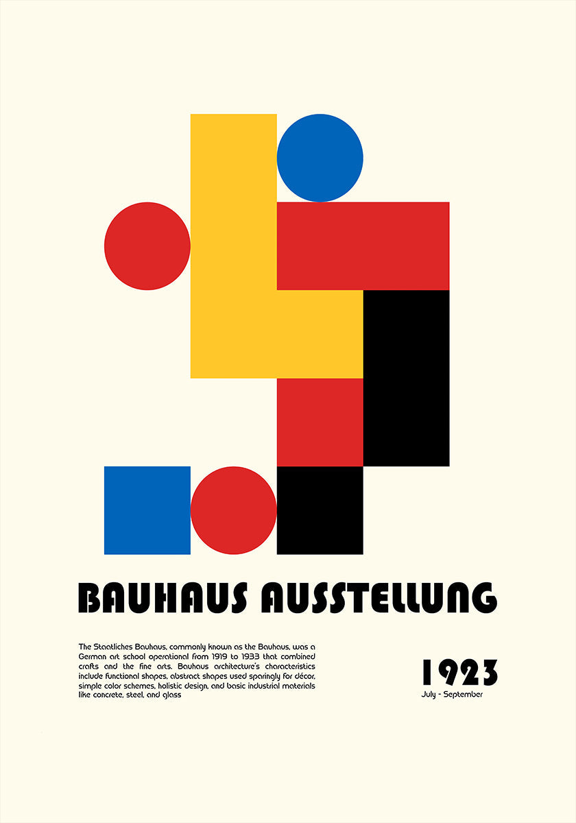 Bauhaus-Ausstellungsplakat