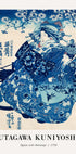 Eleganz von Ogiya Uchi Hanaogi Utagawa Kuniyoshi Poster - Posterbox.no