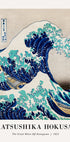 Die große Welle vor Kanagawa von Katsushika Hokusai Poster - Posterbox.no