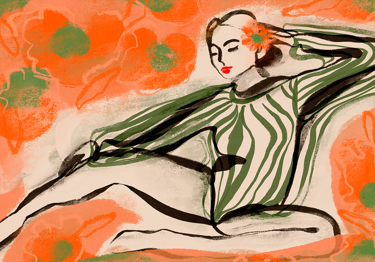 Blumen-Serenity-Poster