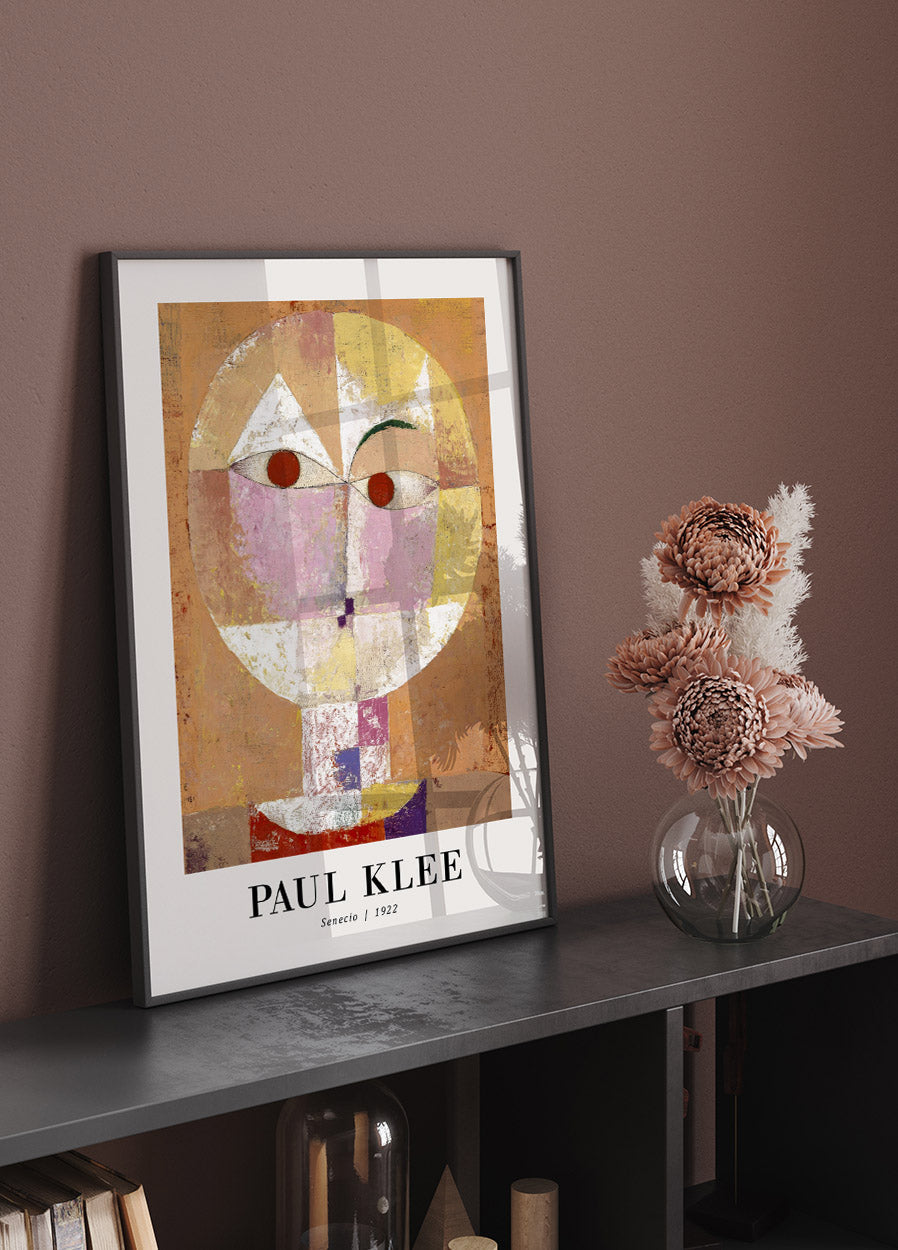 Senecio 1922 von Paul Klee Poster - Posterbox.no