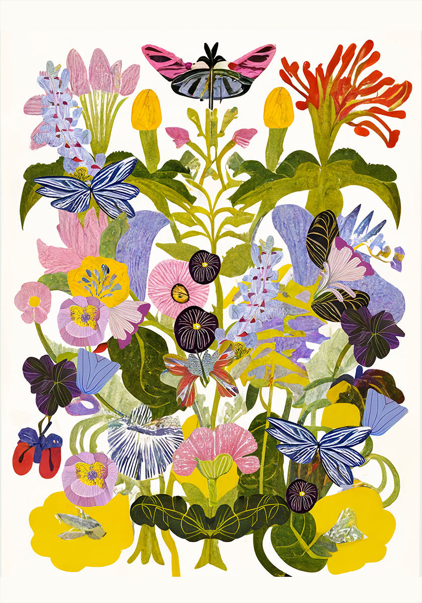 Abstrakte Herbstblumen