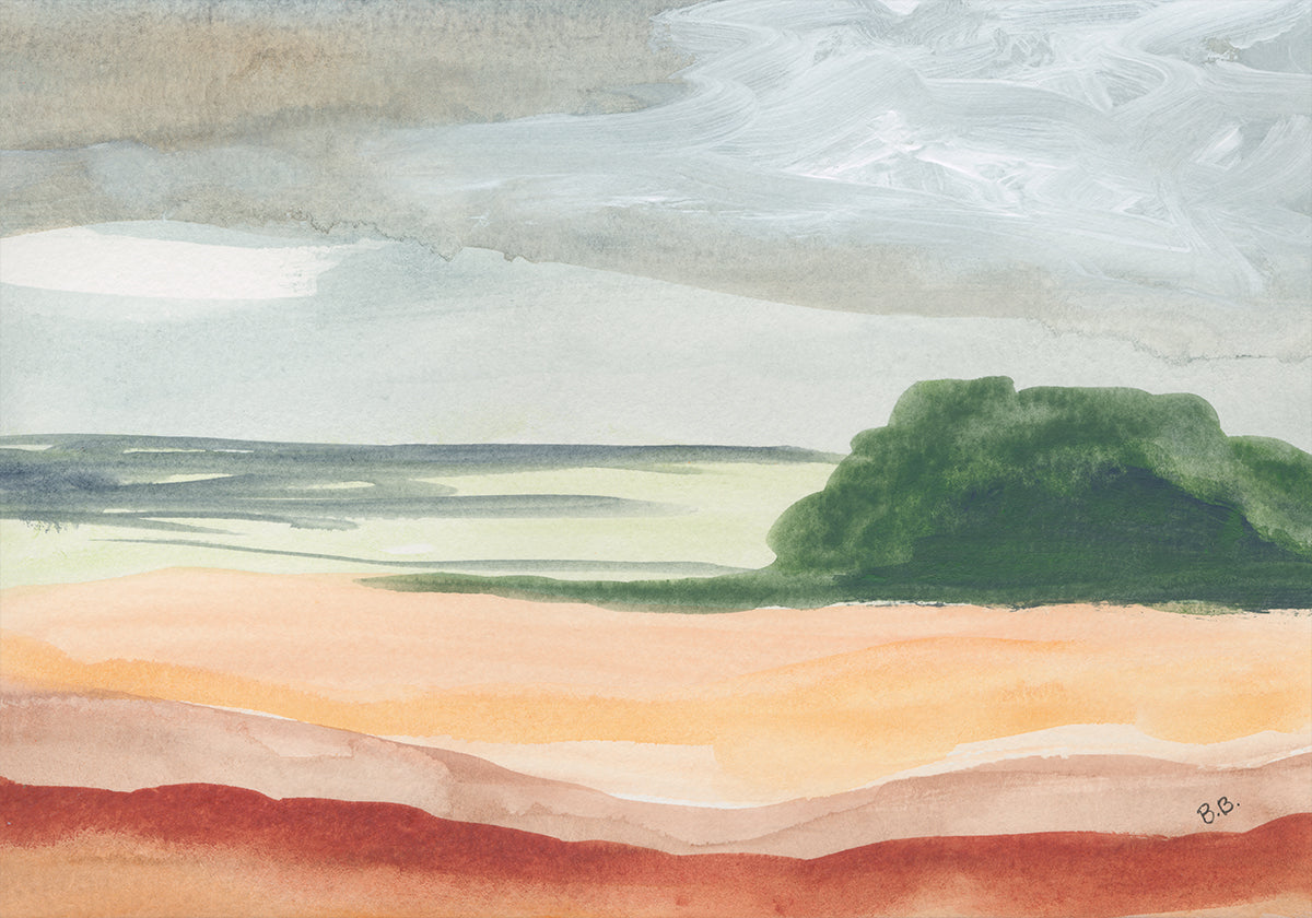 Poster „Trockenes Land 2“.