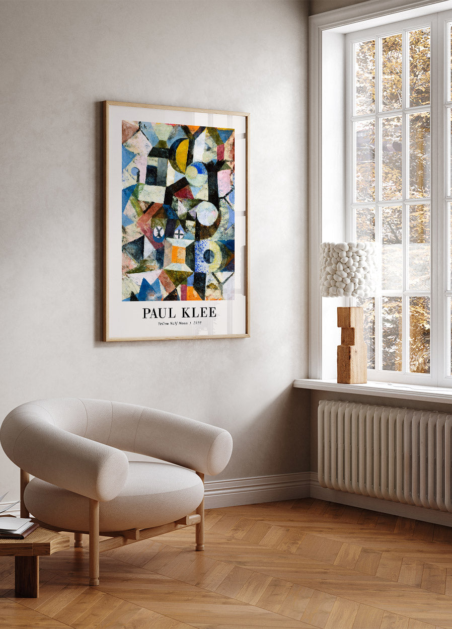 Gelber Halbmond 1918 von Paul Klee Poster - Posterbox.no
