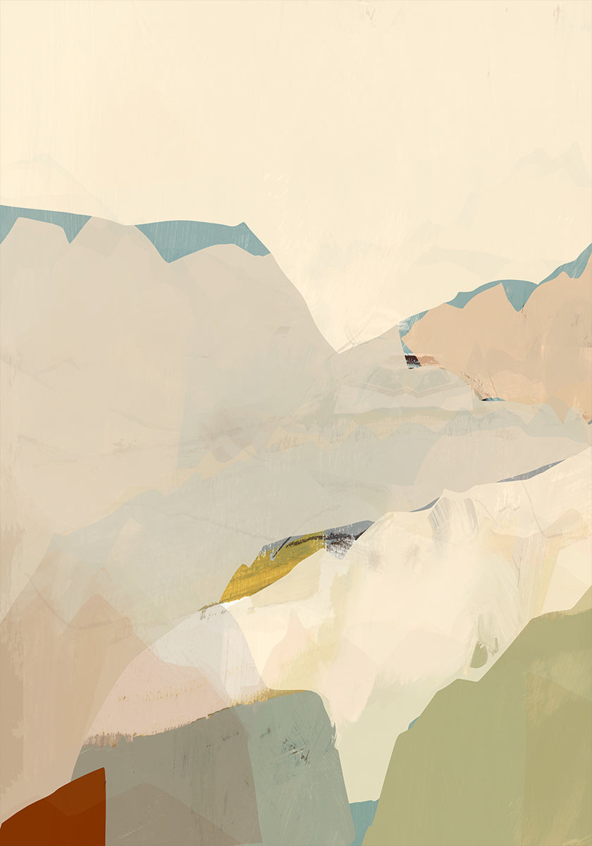 Poster „Peachy Mountain Range 2“.