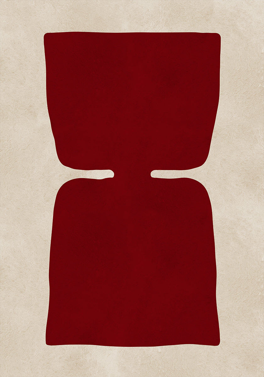 Organisches und abstraktes 4-Poster