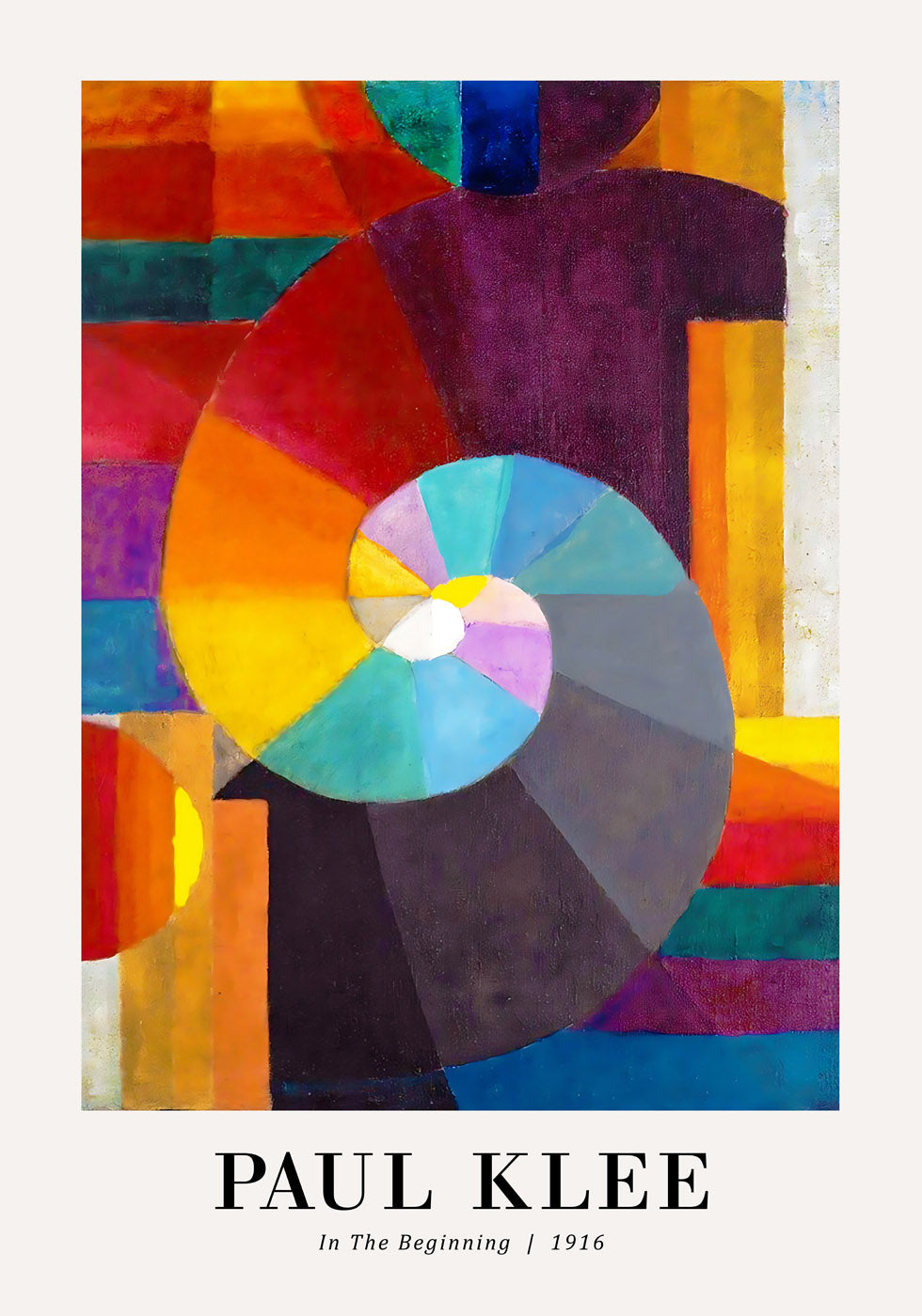 Schlosser 1916 Poster von Paul Klee - Posterbox.no