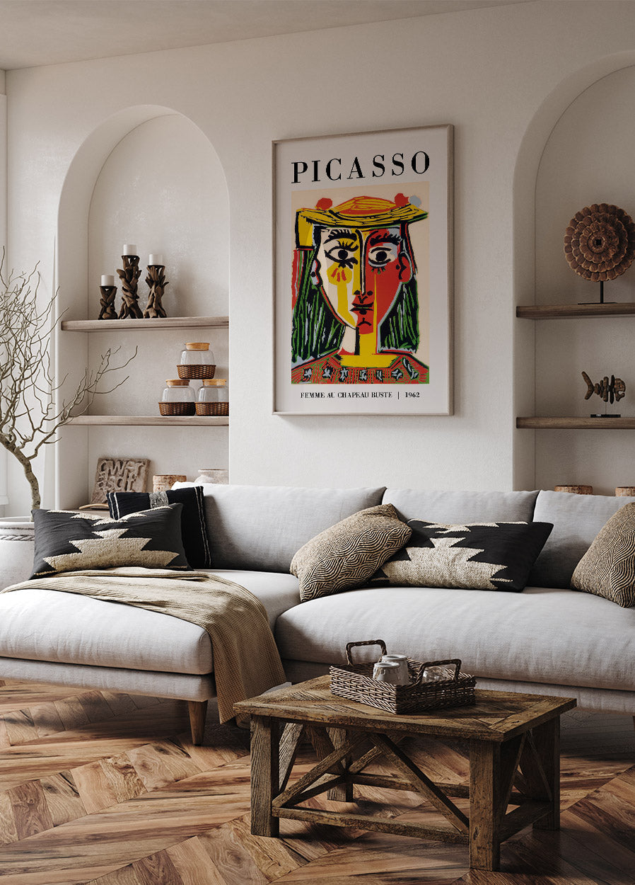 Pablo Picasso – El Rostro 1962 Poster – Posterbox.no