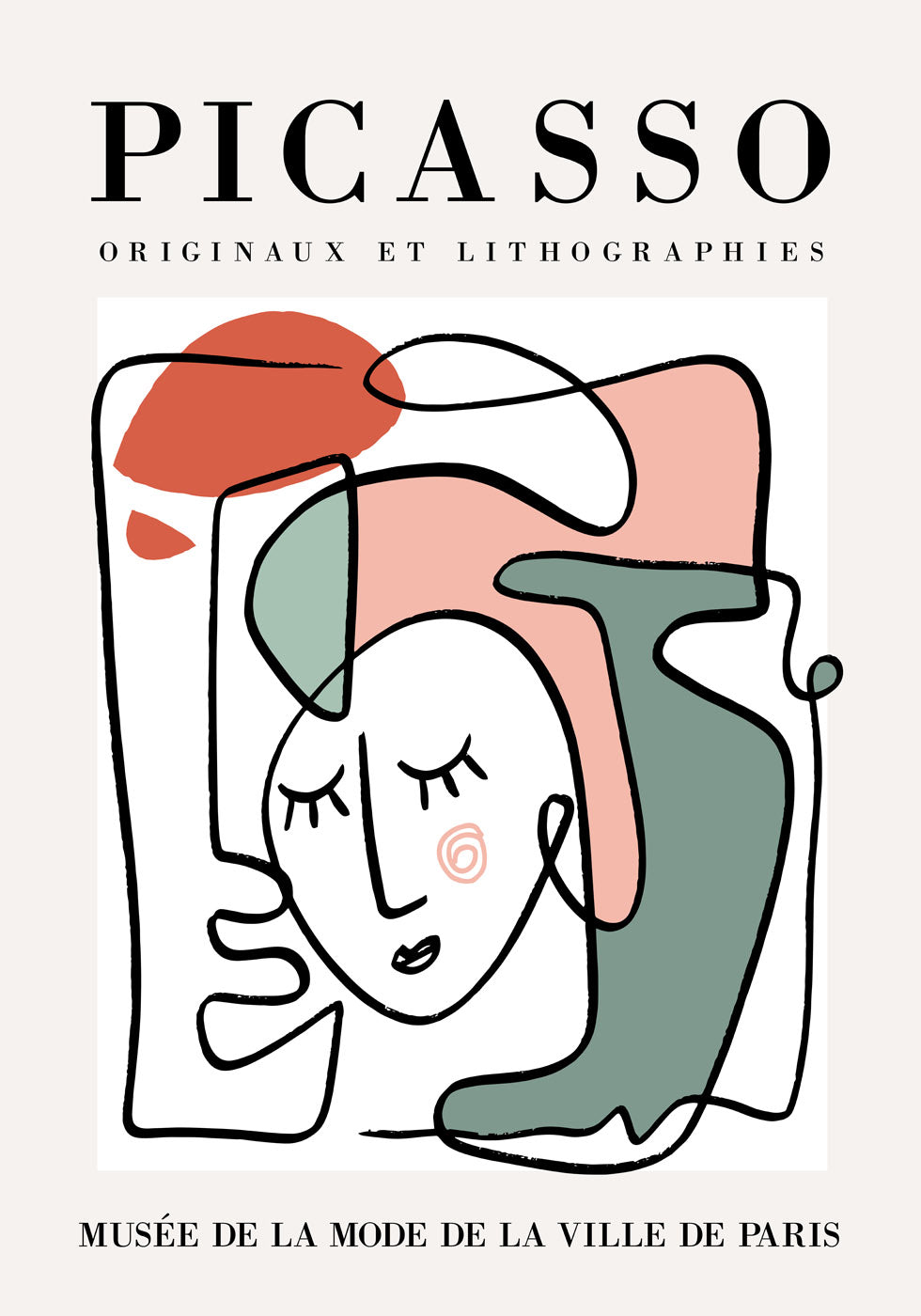 Pablo Picasso - Lithografie-Poster - Posterbox.no