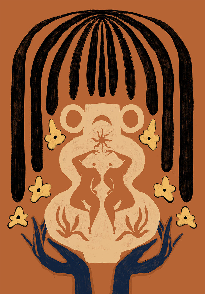 Gefäßsammlung: Sonne und Mond