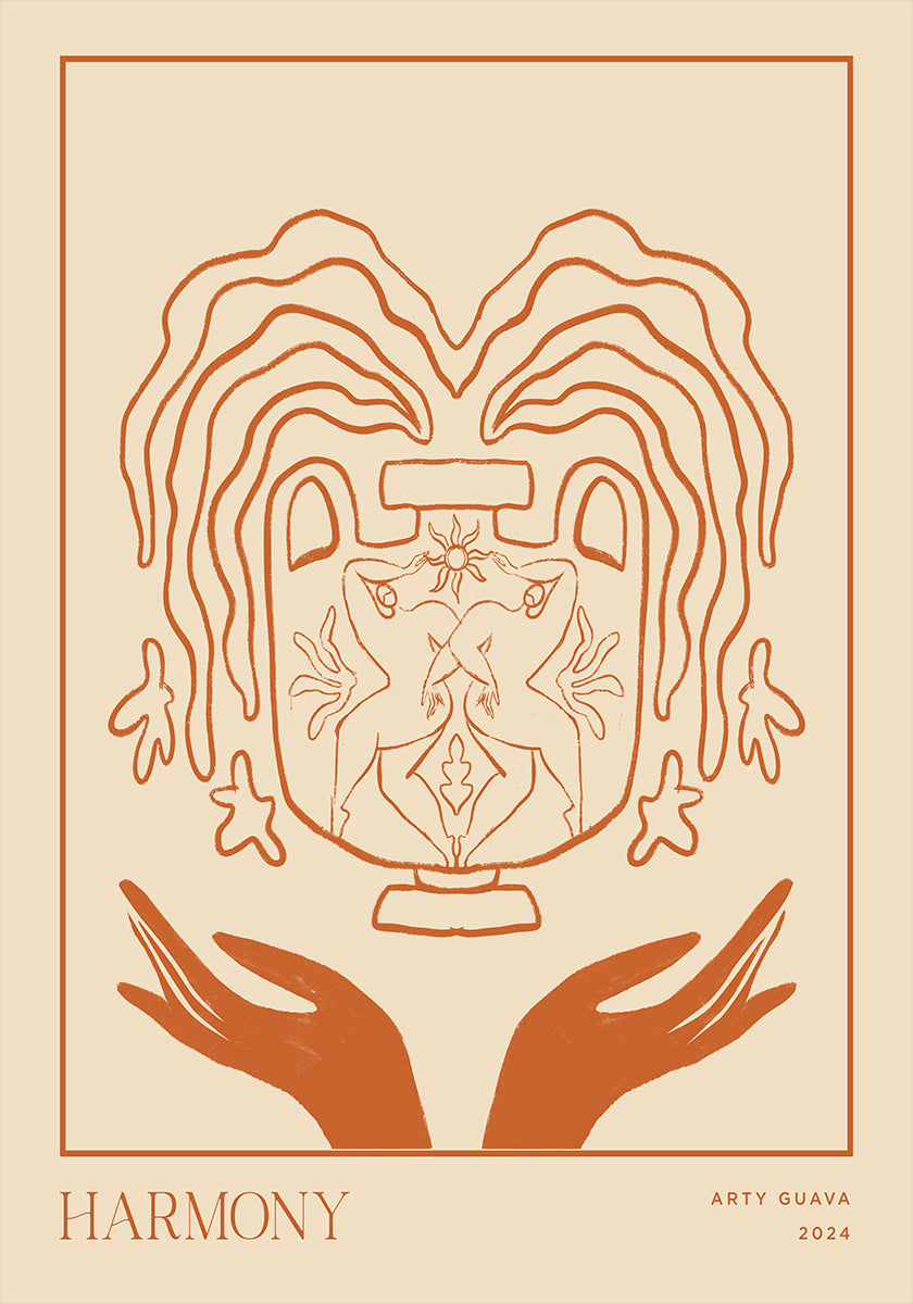 Gefäßsammlung: Harmonie (LineArt)