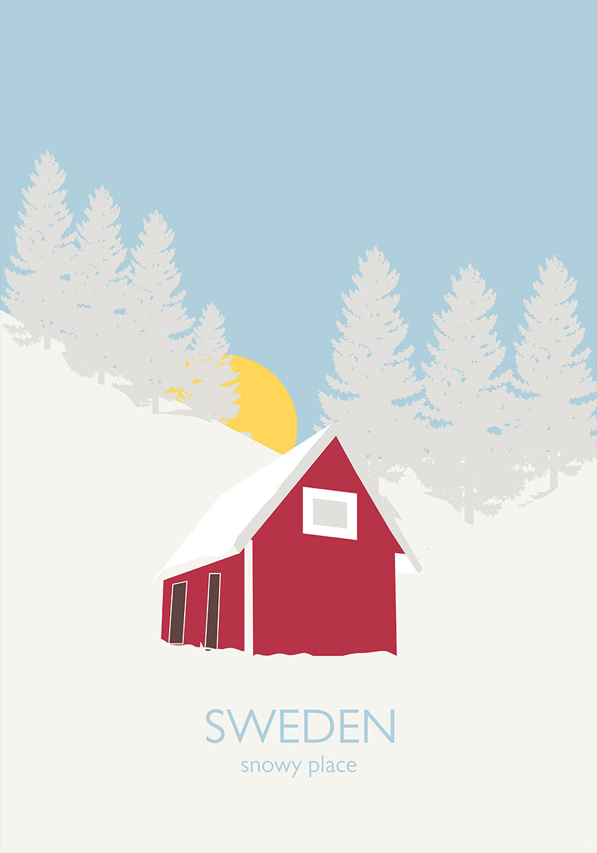 Schweden-Plakat