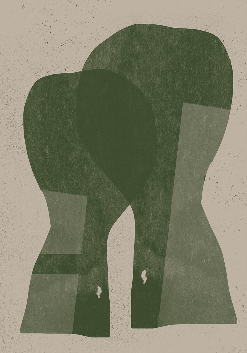 Gedämpfte Silhouetten