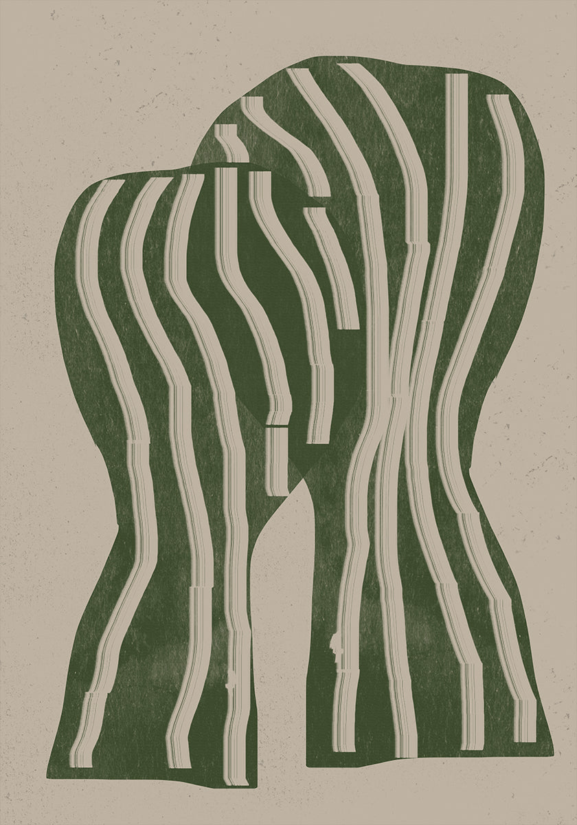 Geschwungene Streifen