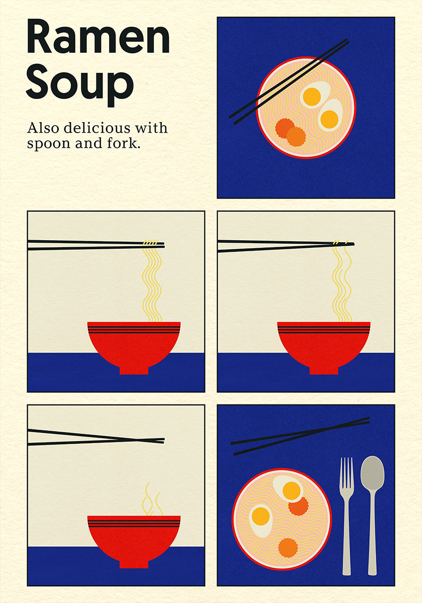 Poster Ramen-Suppe Poster