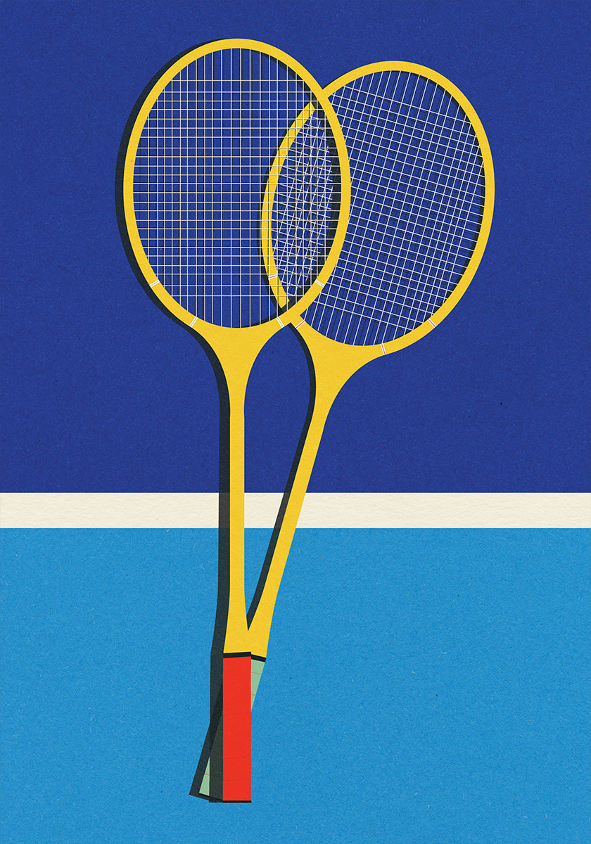 Badmintonschläger aus Holz