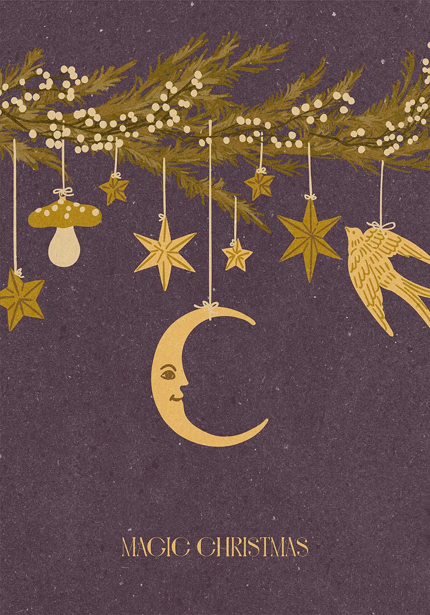 Magisches Weihnachtsplakat