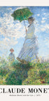 Madame Monet und ihr Sohn 1875 Poster von Claude Monet - Posterbox.no