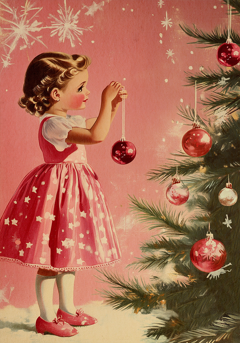 Mädchen mit Kugeln Poster