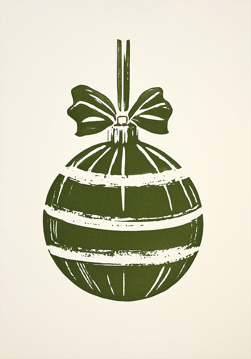 Weihnachtsverzierung-grünes Plakat