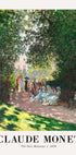 Der Parc Monceau 1878 Poster von Claude Monet - Posterbox.no