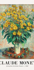 Topinamburblumen 1880 Poster von Claude Monet - Posterbox.no