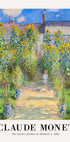 Der Garten des Künstlers 1881 Poster von Claude Monet - Posterbox.no