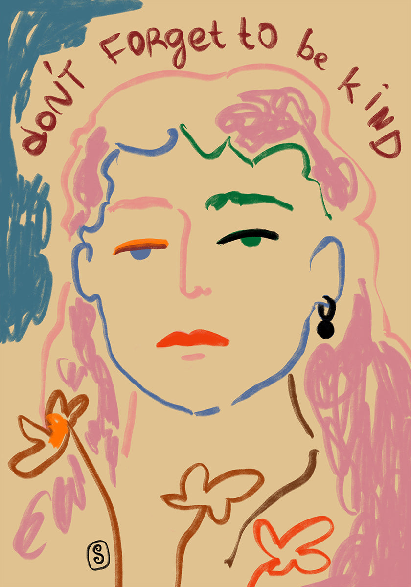 Vergessen Sie nicht, freundlich zu sein