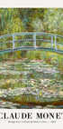 Brücke über einen Teich 1899 Poster von Claude Monet - Posterbox.no