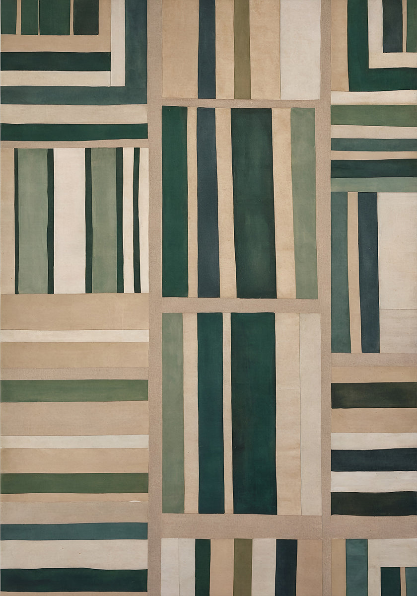 Geometrischer Wandteppich