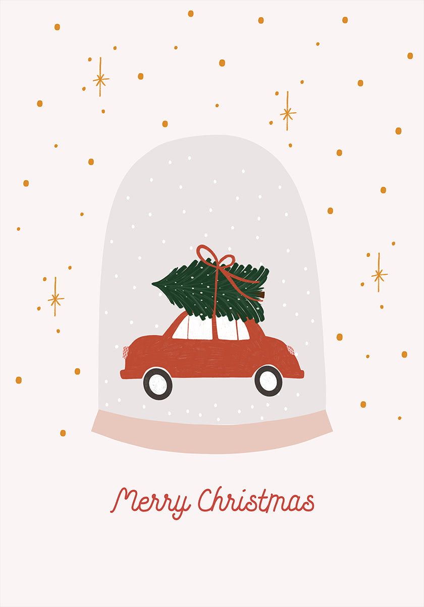 Frohe Weihnachten-Plakat