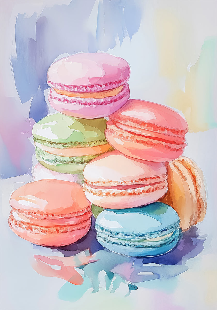 Bunte Macarons