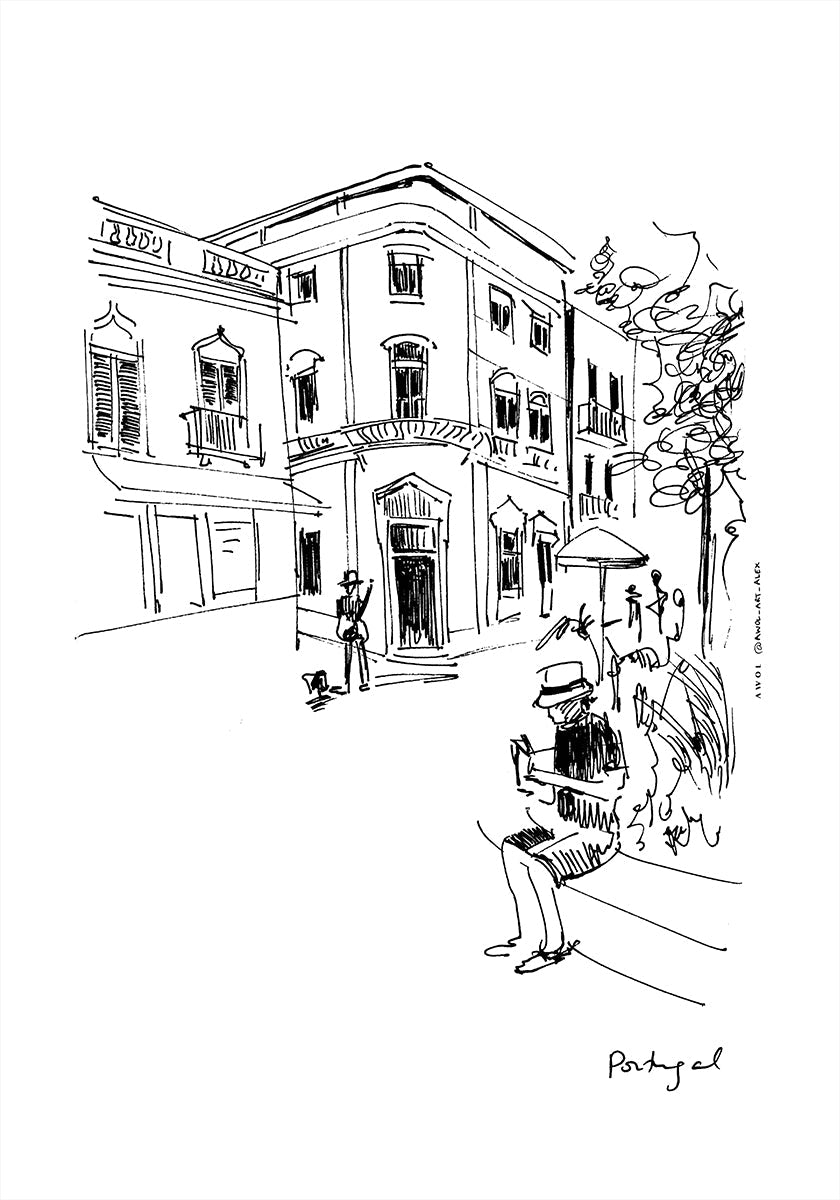 Zeit nehmen in Portugal Poster