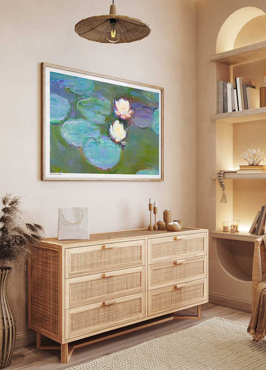 Nympheas 1897 Poster von Claude Monet - Posterbox.no